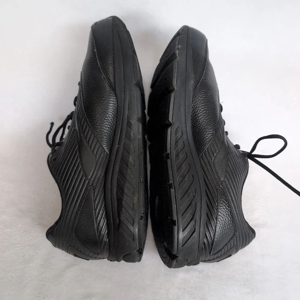 Brooks Addiction Walker 2 Mens 13 Extra Wide 4E Black Leather Walking Shoes